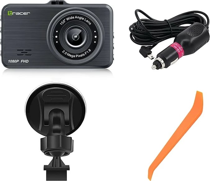 Kamerë regjistruese për veturë Tracer 3.0S FHD CAPRI, Full HD, 3 inç, e zezë