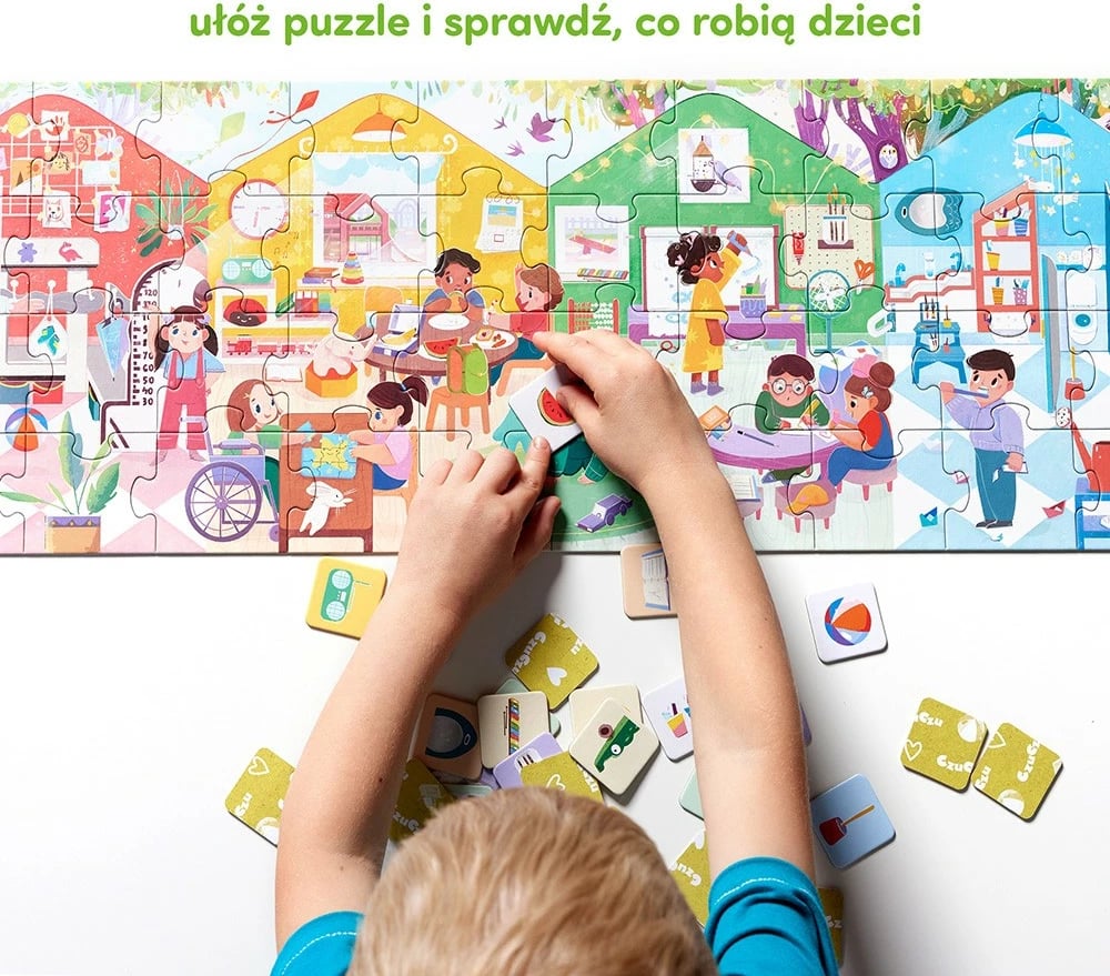 Puzzle edukativ CzuCzu 4027, 40 pjesë, për fëmijë, shumëngjyrësh, set