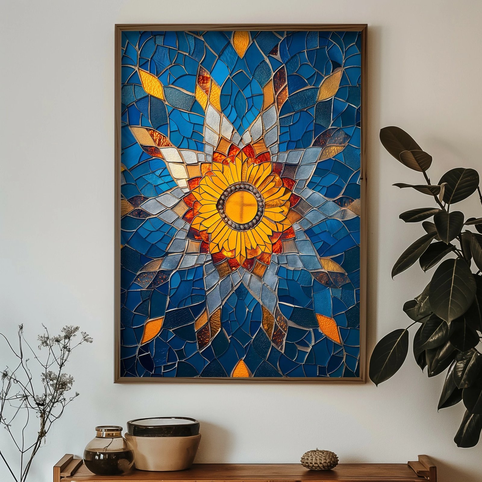 Pikturë dekorative me kornizë MDF, Wallity, GE067-L