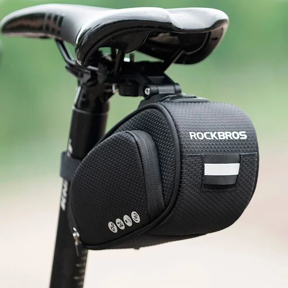 Çantë biçiklete Rockbros C40, nën sedilje, 1.2L, e zezë