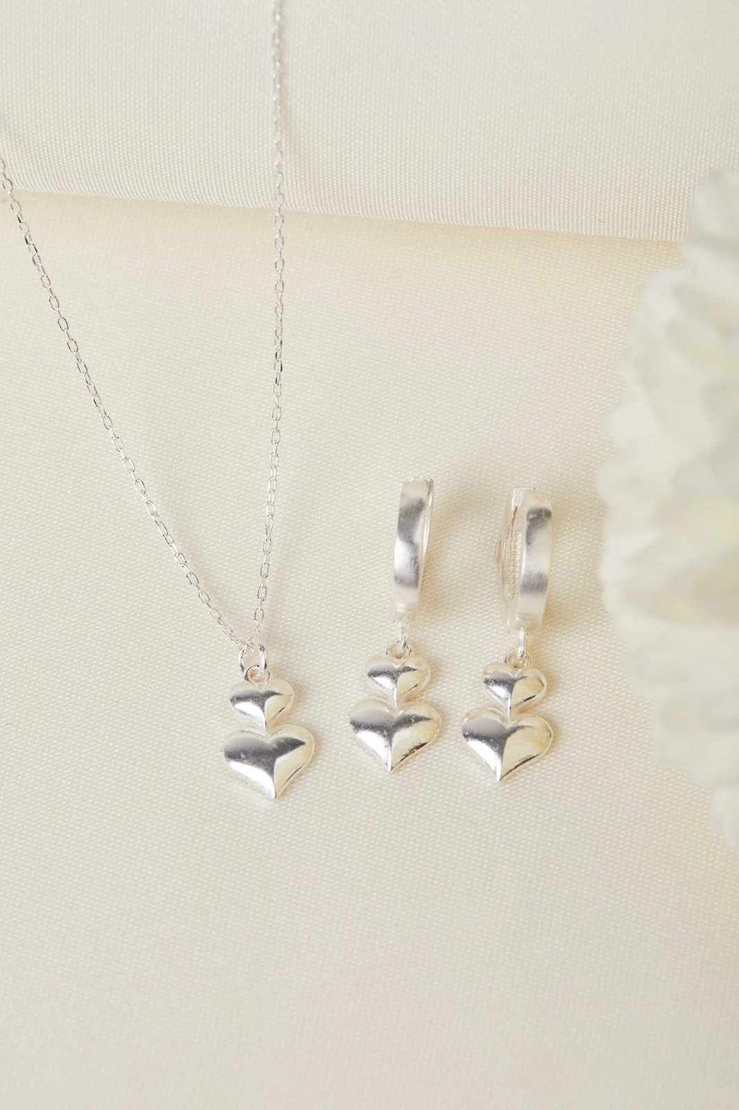 Set varëse dhe vathë argjendi, Elika Silver, ELKSLVR7700G Set varëse dhe vathë argjendi, Elika Silver, ELKSLVR7700G