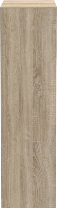 Dollap me dy dyer rrëshqitëse, pasqyrë, ngjyrë sonoma, 120x60x220cm