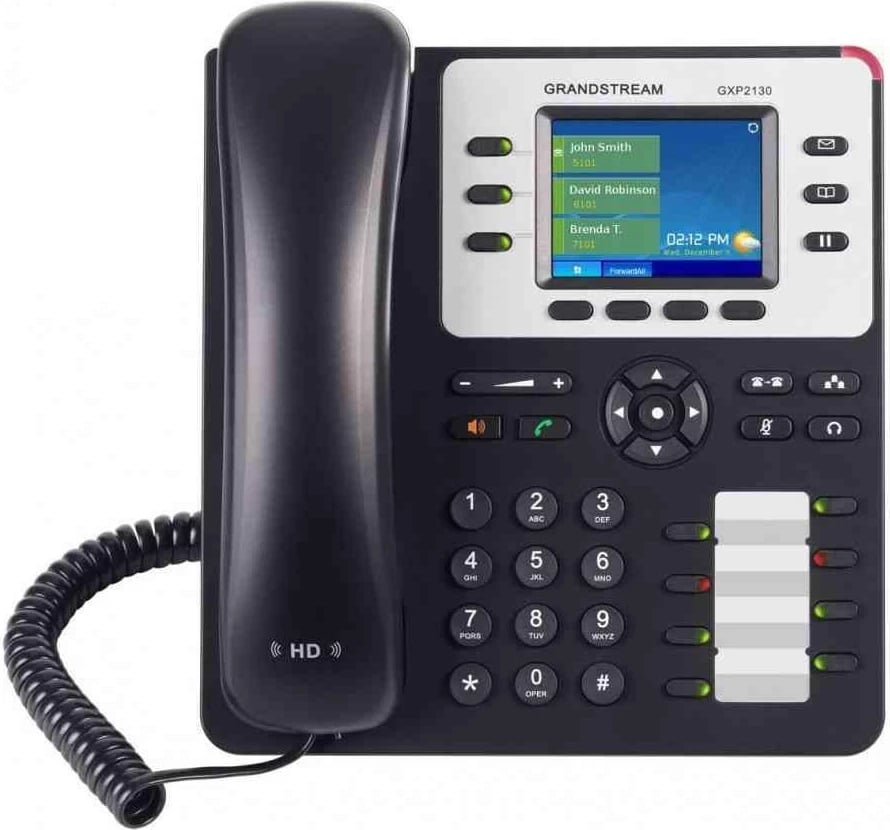 Telefon IP Grandstream GXP2130, 3 linja, TFT, i zi