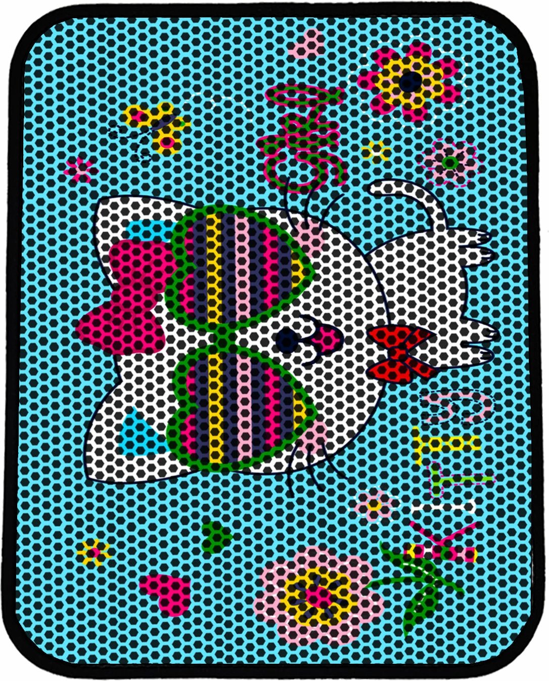 Tapet për rërë mace, shumëngjyrësh, Nrszn0048