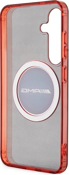 Mbështjellës Mercedes AMG Transparent Bicolor MagSafe për Samsung Galaxy S24, zi