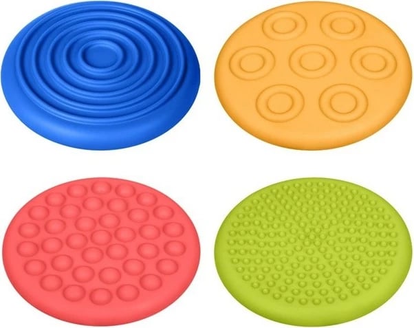 Set disqe sensorike Tullo, 4 copë, ngjyra të ndryshme