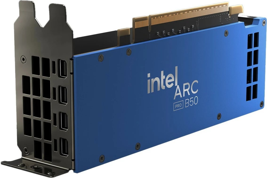 Kartelë grafike Intel B50 Pro 16GB GDDR6, kaltër