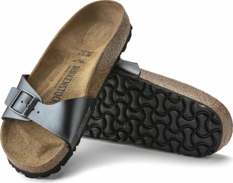 Flip-flop Birkenstock për femra dhe meshkuj, të zeza Flip-flop Birkenstock për femra dhe meshkuj, të zeza