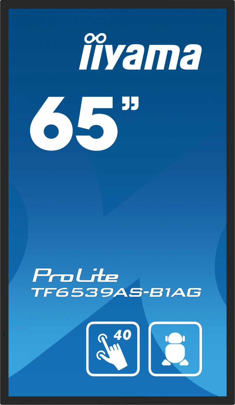 Ekran interaktiv iiyama TF6539AS-B1AG, 64.5", LED, 4K, Android OS