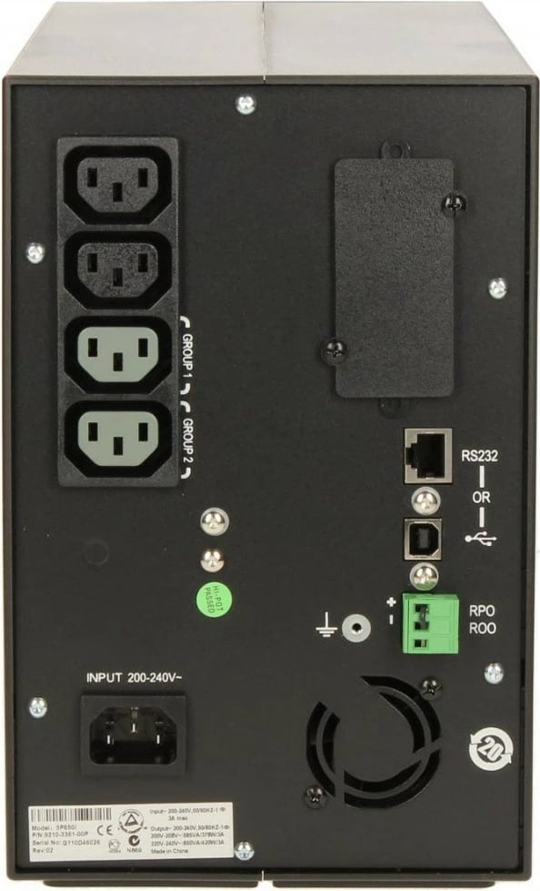 UPS Eaton 5P650i, 650VA/420W, Tower, Ekran LCD, i zi