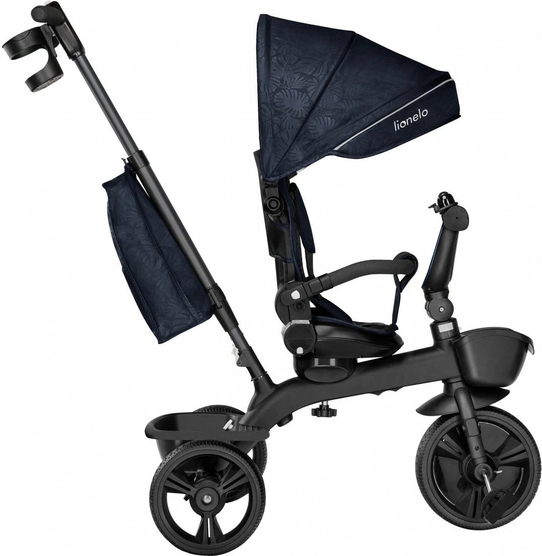 Tricikël Lionelo KORI, 2-në-1, për fëmijë, Blue Navy