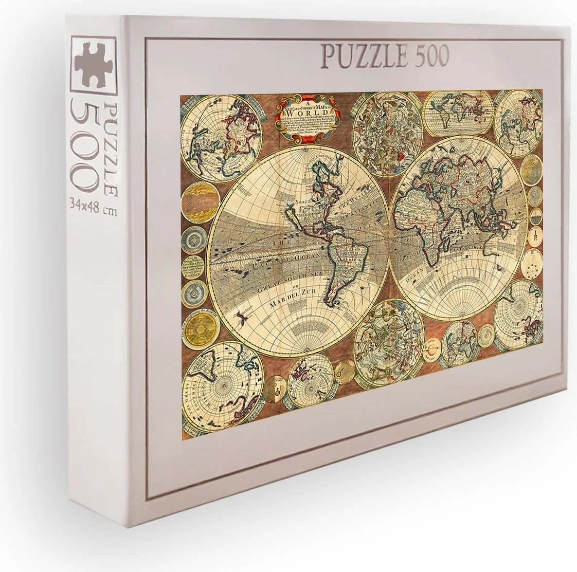 Puzzle 500 copa, Evila Originals, shumëngjyrësh, PZL_0127_500