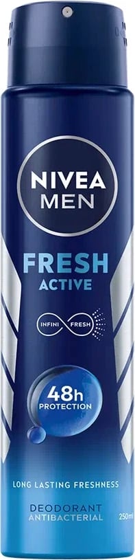Deodorant spray për meshkuj Nivea Fresh Active 250ml