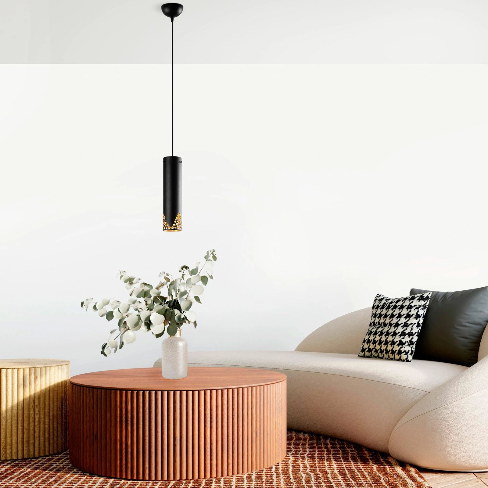 Llambë tavani Opviq, Halo - 15374, e zezë