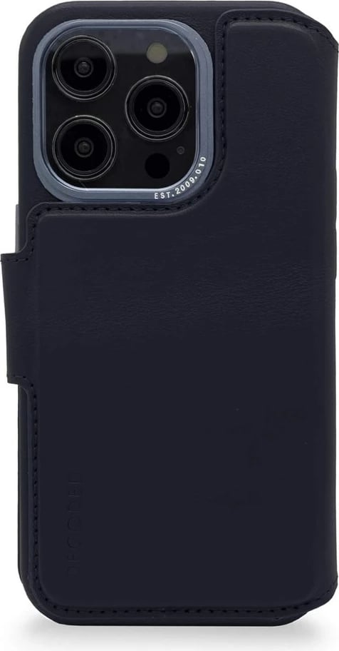 Mbështjellës për celular Apple, D23IPO14PMDW5NY, lëkurë, portofol, navy