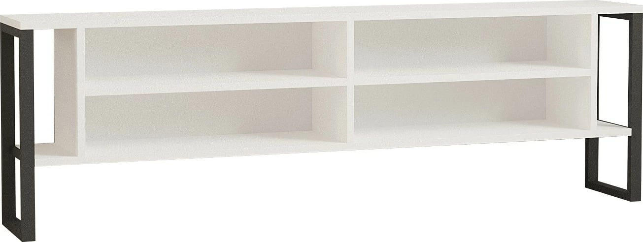 Komodë për TV, ngjyrë e bardhë, Skye Decor, Cupe