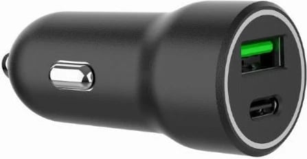 Karikues veture Gembird TA-UC-A2PDQC20-CAR-01, 20W, USB-A/USB-C, i zi