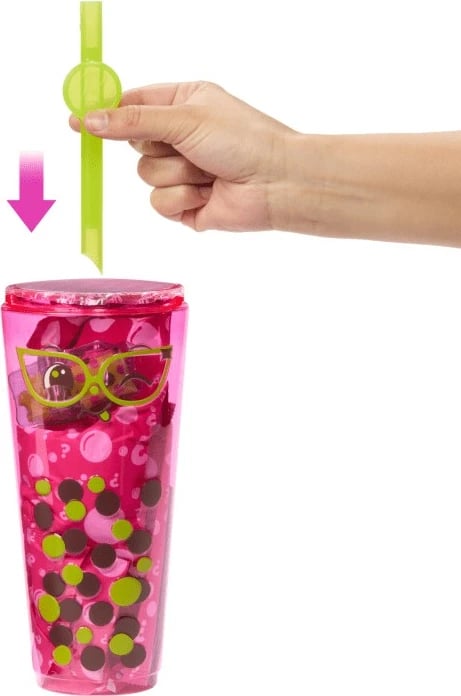 Kukull Barbie Pop Reveal Bubble Tea Blueberry me aksesorë, Mattel HTJ20