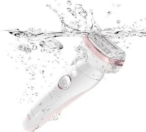 Epilator Braun Silk-épil 9-000, i bardhë-rozë