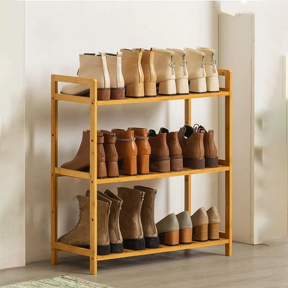 Raft këpucësh Nextdeco Bambus 3 Nivele