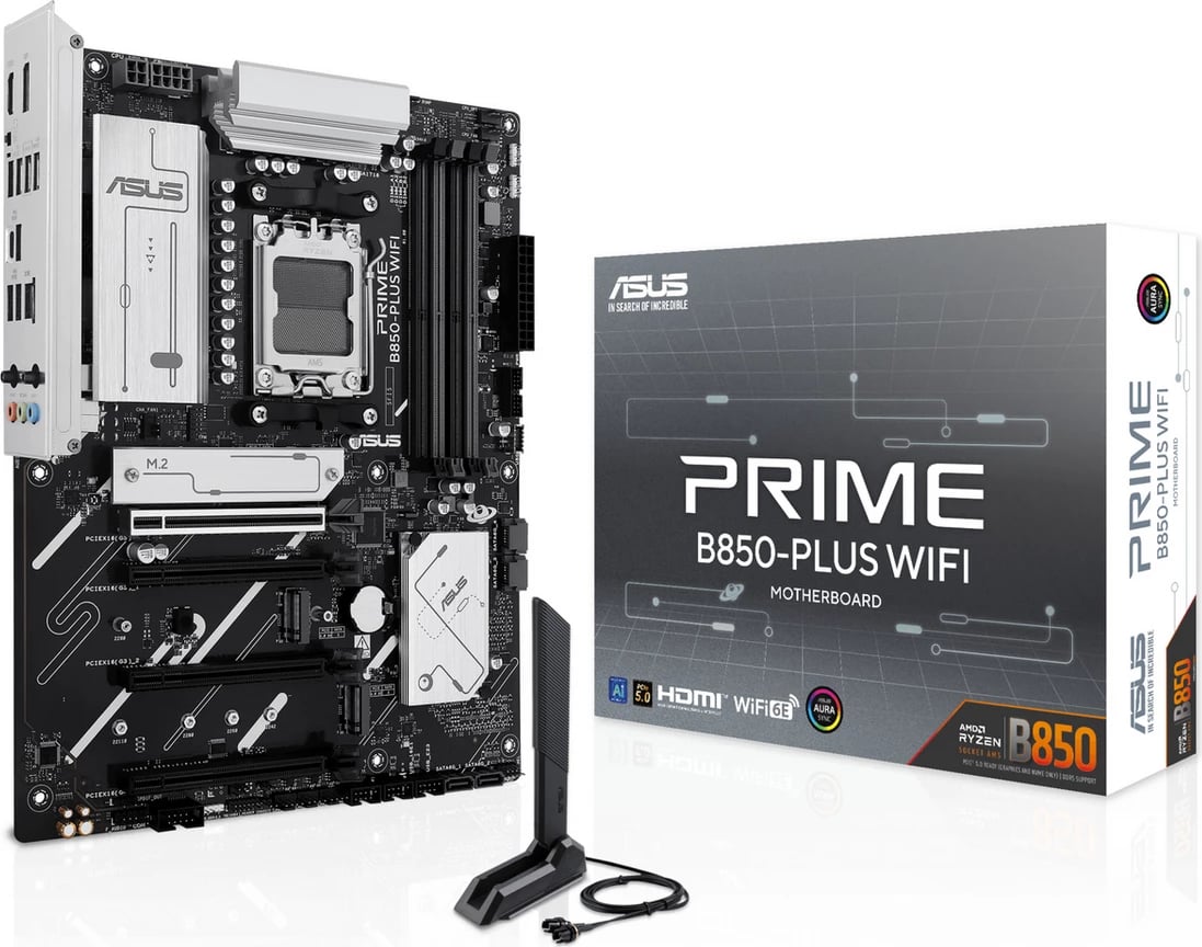Pllakë amë, Asus, PRIME B850-PLUS WIFI 90MB1L80-M0EAY0, B850, Wi‑Fi, e zezë