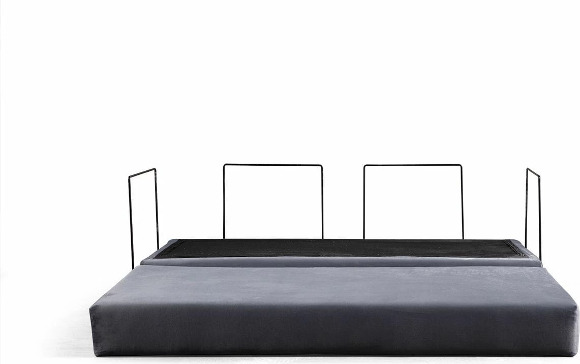 Divan-krevat 2 vende, Atelier del Sofa, Via Con, gri e çelët