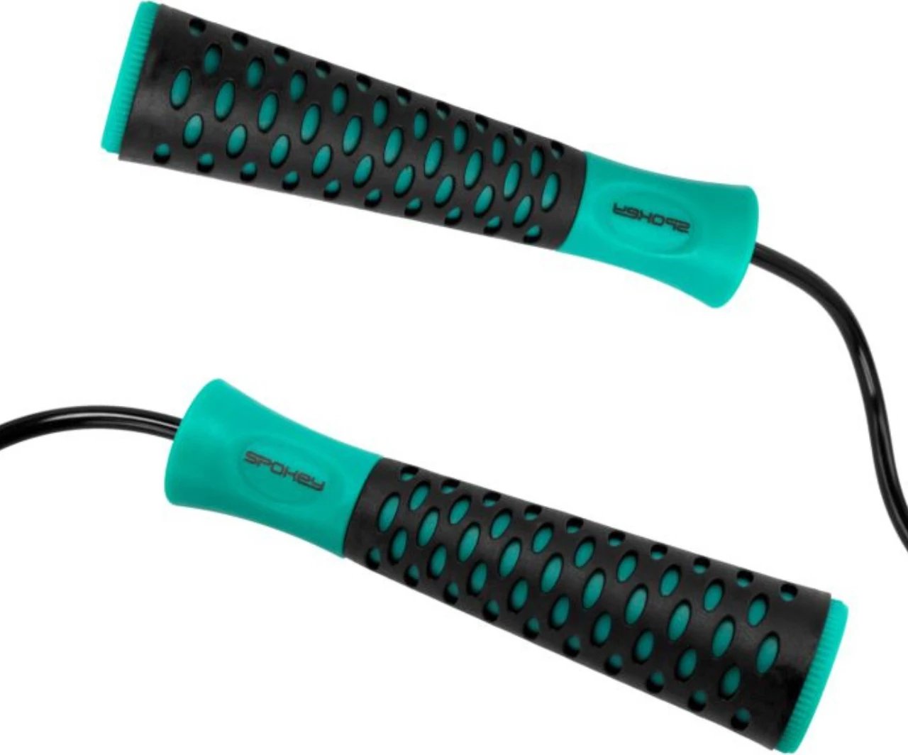 Skakankë Spokey për fitnes, e zezë-gjelbër