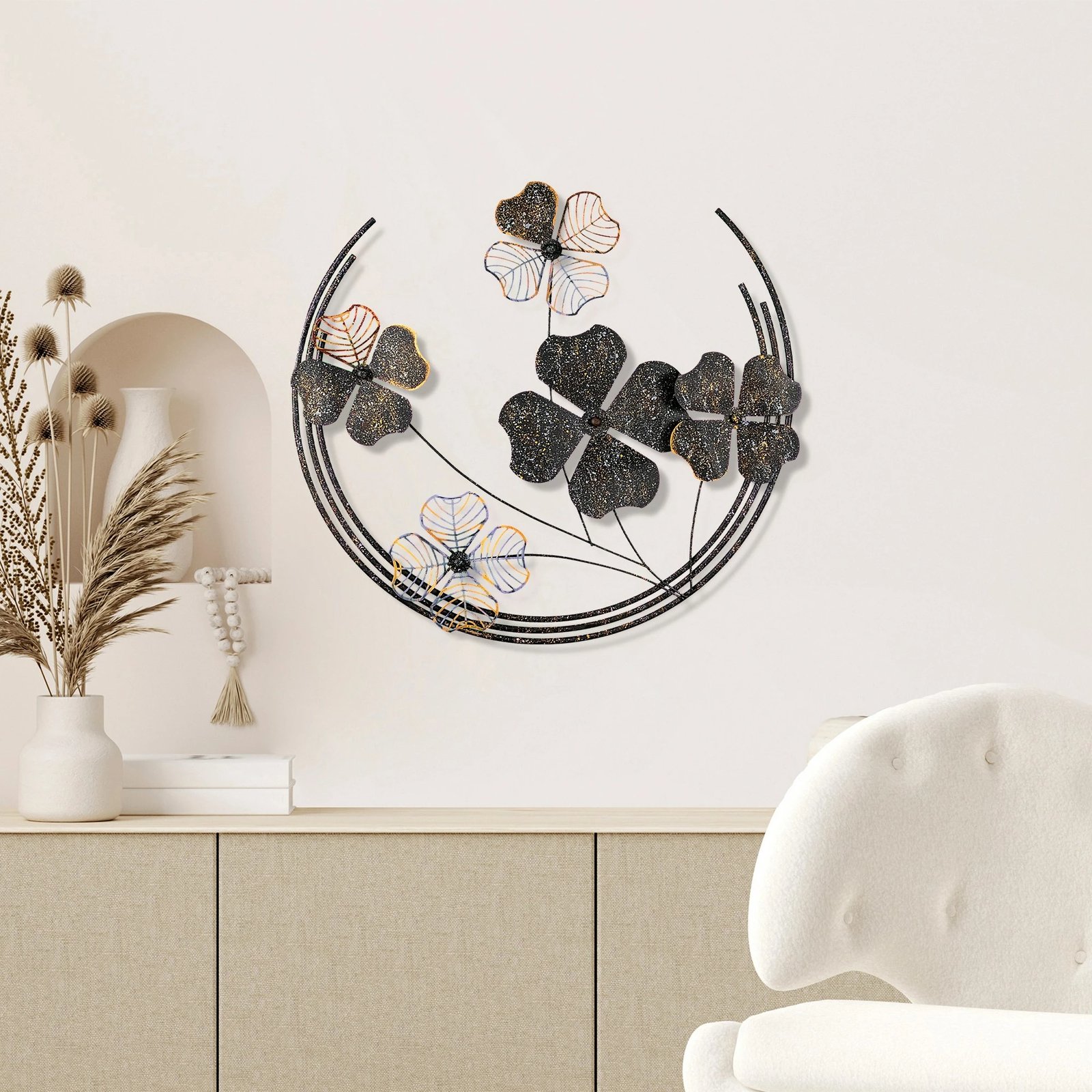 Aksesor dekorativ metalik për mur Wallity, Haiyang 3