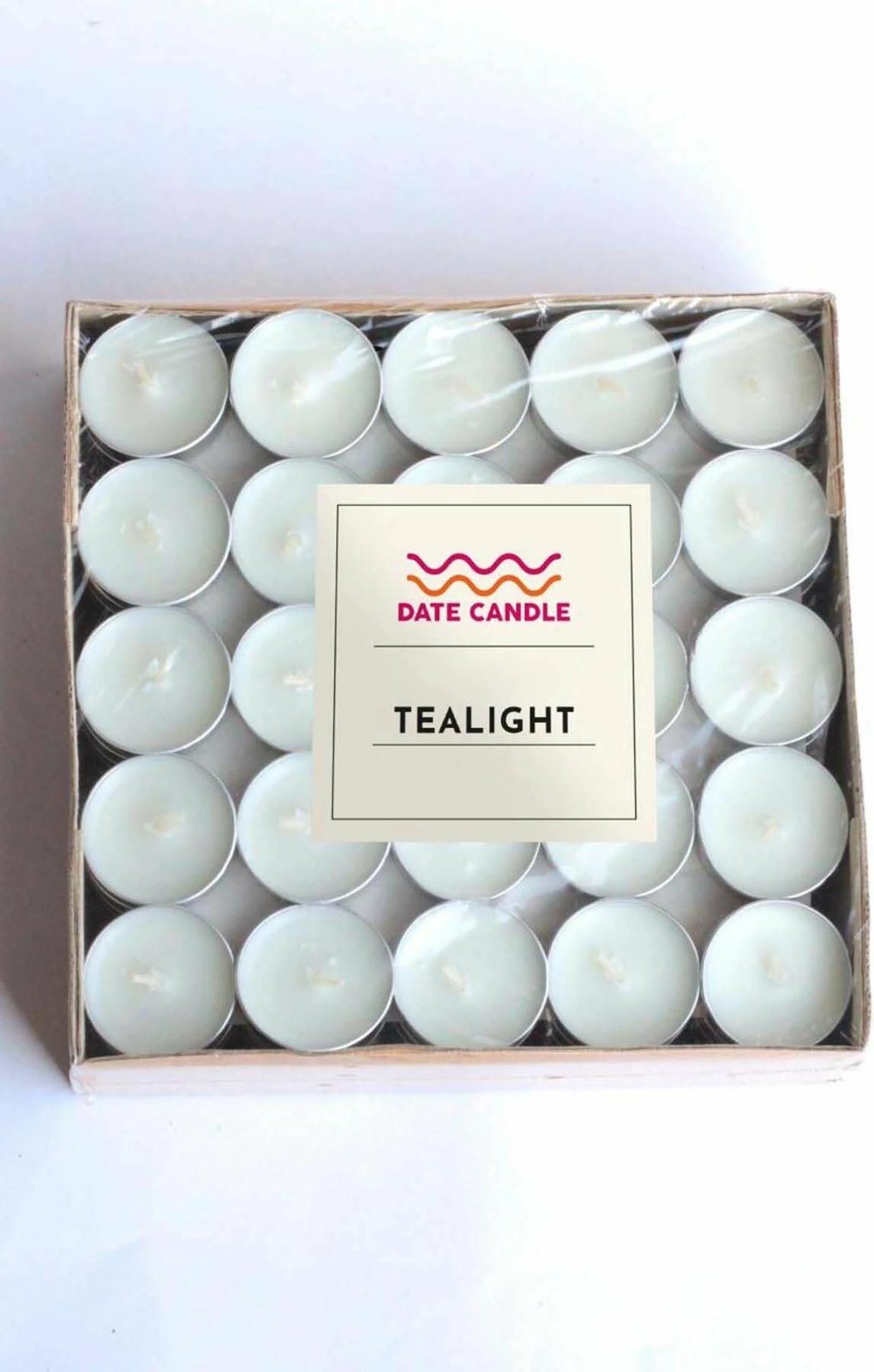 Qirinj të vegjël Tealight, të bardhë, Evila Originals, 100 copë