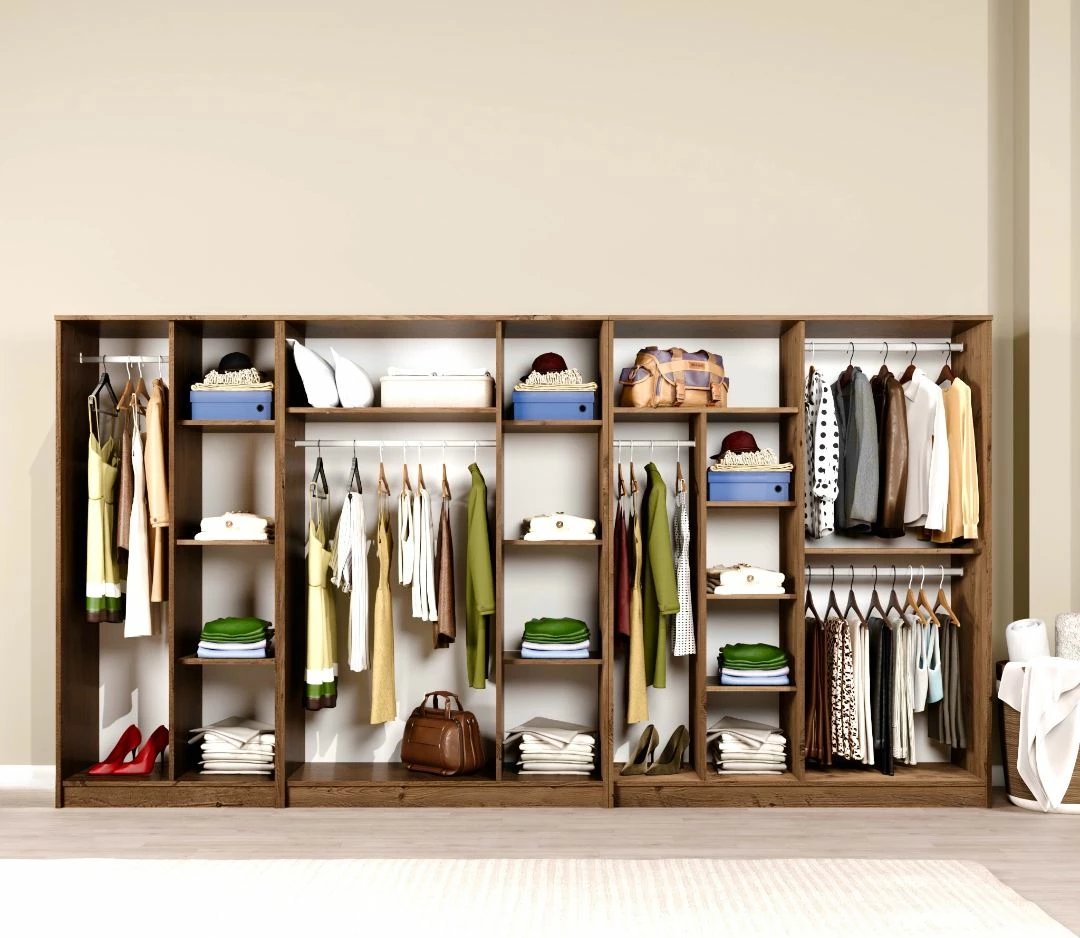 Dollap rrobash Skye Decor, ngjyrë Atlantic Pine, Kardelen 1600-124