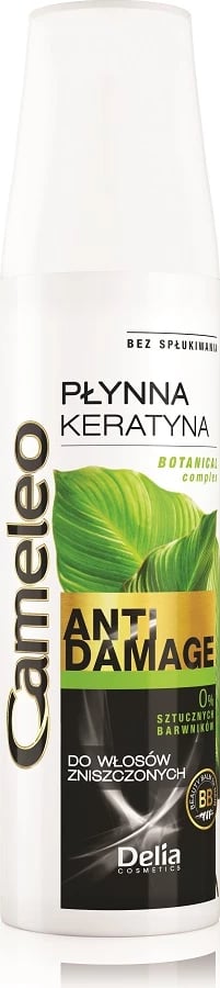 Keratin i lëngshëm për flokë të dëmtuara Cameleo Anti Damage për femra, 150ml
