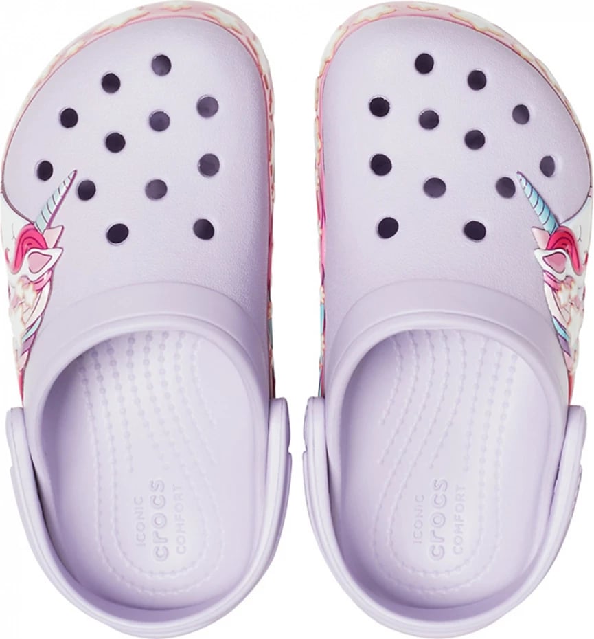 Clogs për fëmijë Crocs, vjollcë