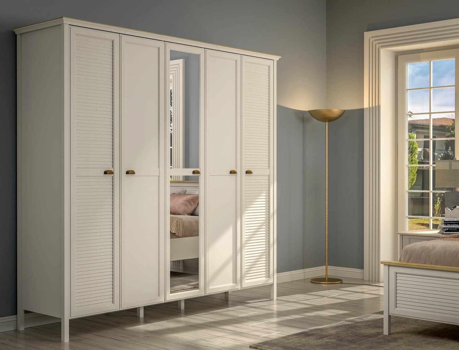 Dollap krem Skye Decor, FRN-21005