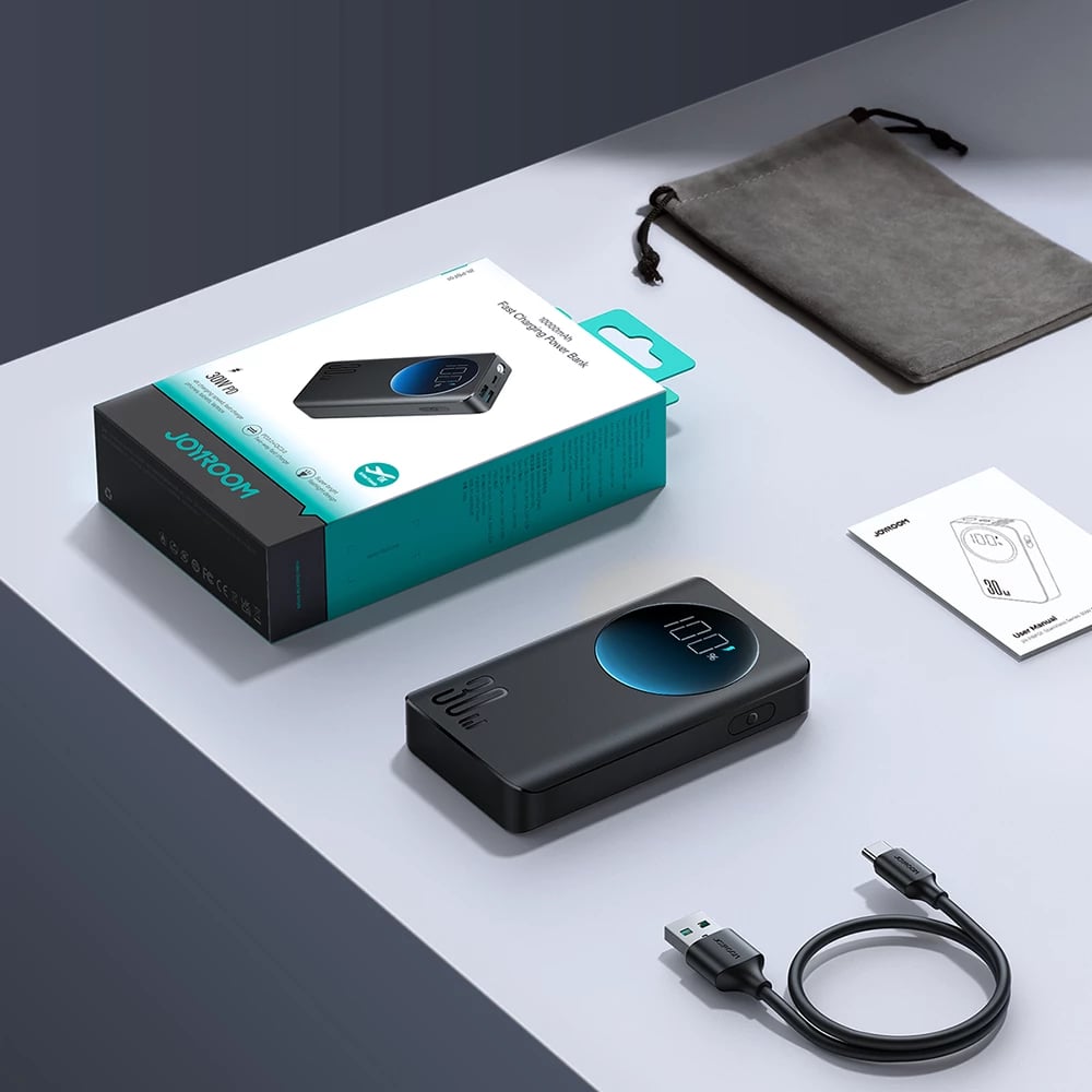 Powerbank Joyroom JR-PBF01, 10000mAh, 30W, e zezë