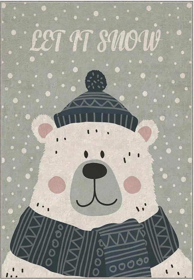 Qilim multingjyrësh, 160x230cm, Conceptum Hypnose, ari polar, Asr - Crpt - 95