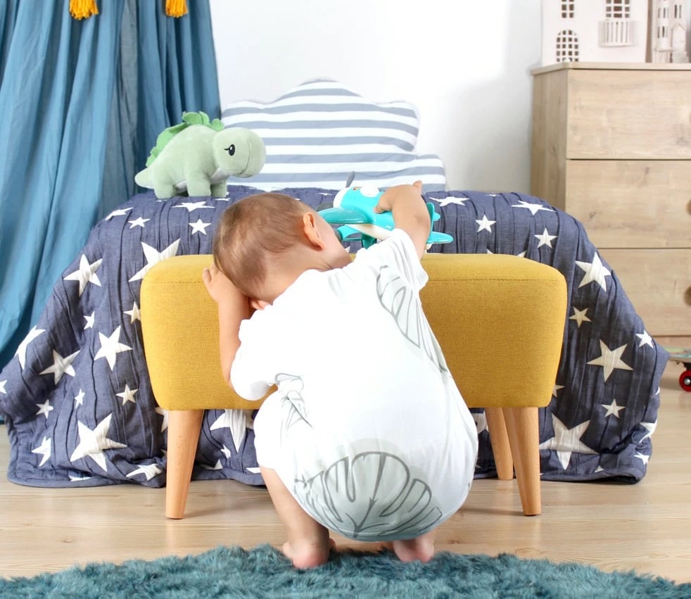 Puf Atelier del Sofa Moouv 3335, ngjyrë e verdhë