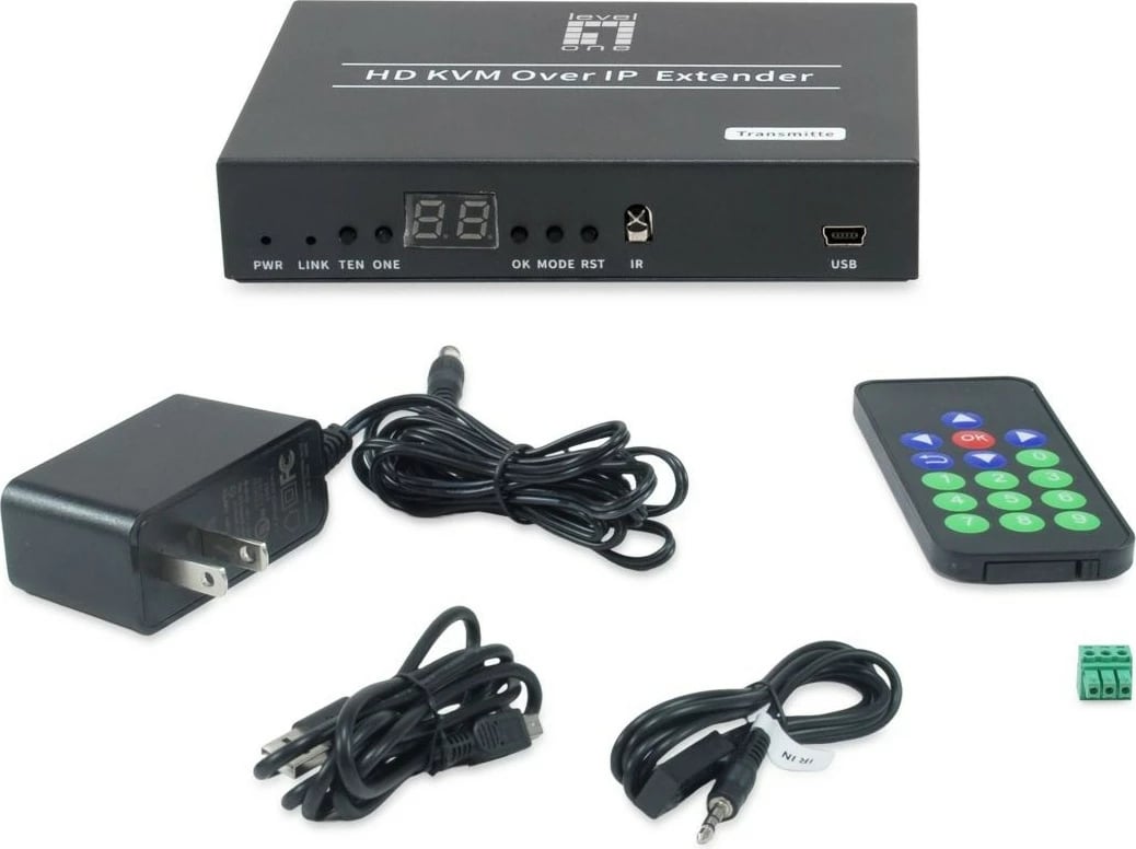 Transmetues AV Level One HVE-6701T, HDMI, PoE, 150m, i zi