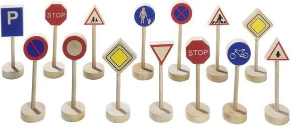 Set shenja trafiku Goki 15 copë