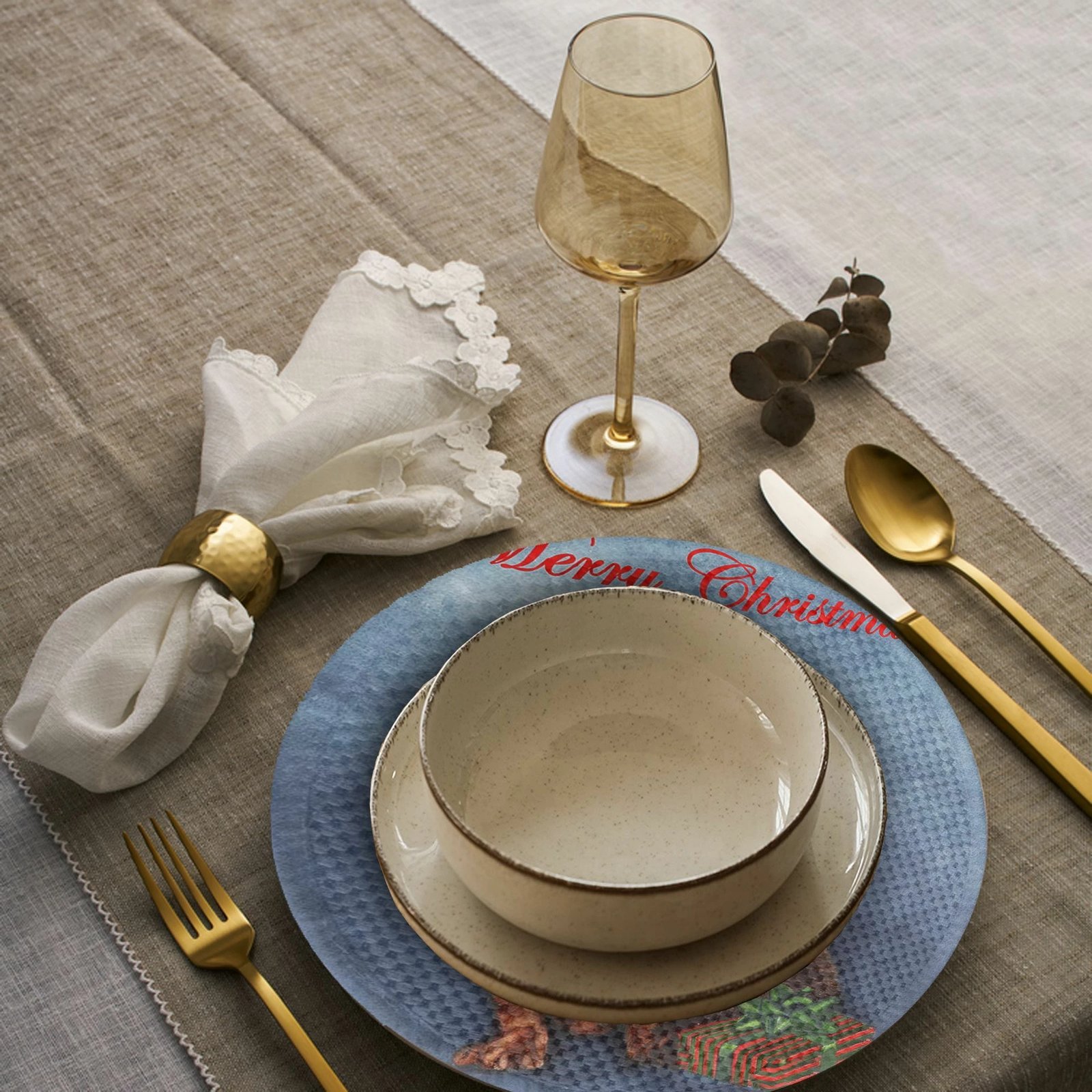 Set nënshtrues tavoline Hermia Concept, shumëngjyrësh, 2962Supla, 4 copë