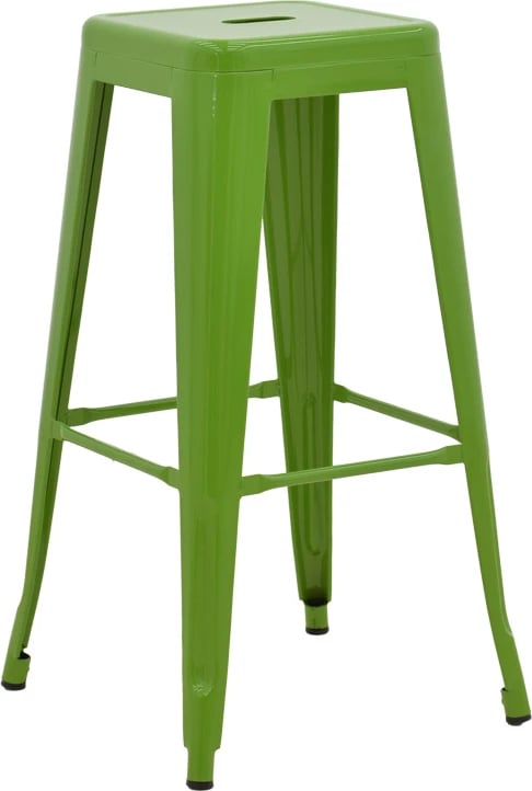 Karrige për bar Utopia, metalike, ngjyrë e gjelbër, 42x42x76cm