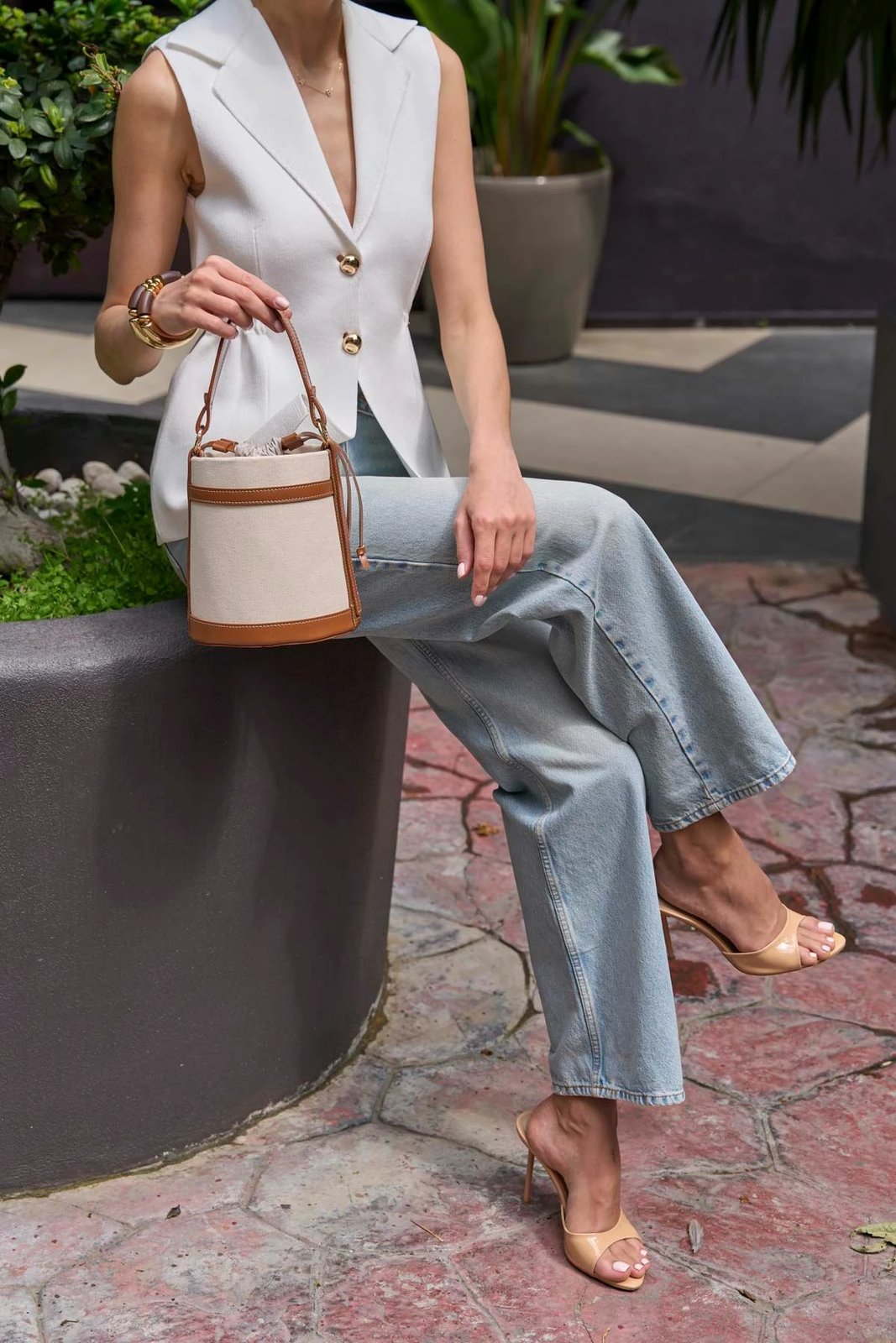 Çantë dore Zoozie Bags, MK1020225SAG10-01, bezhë-tan