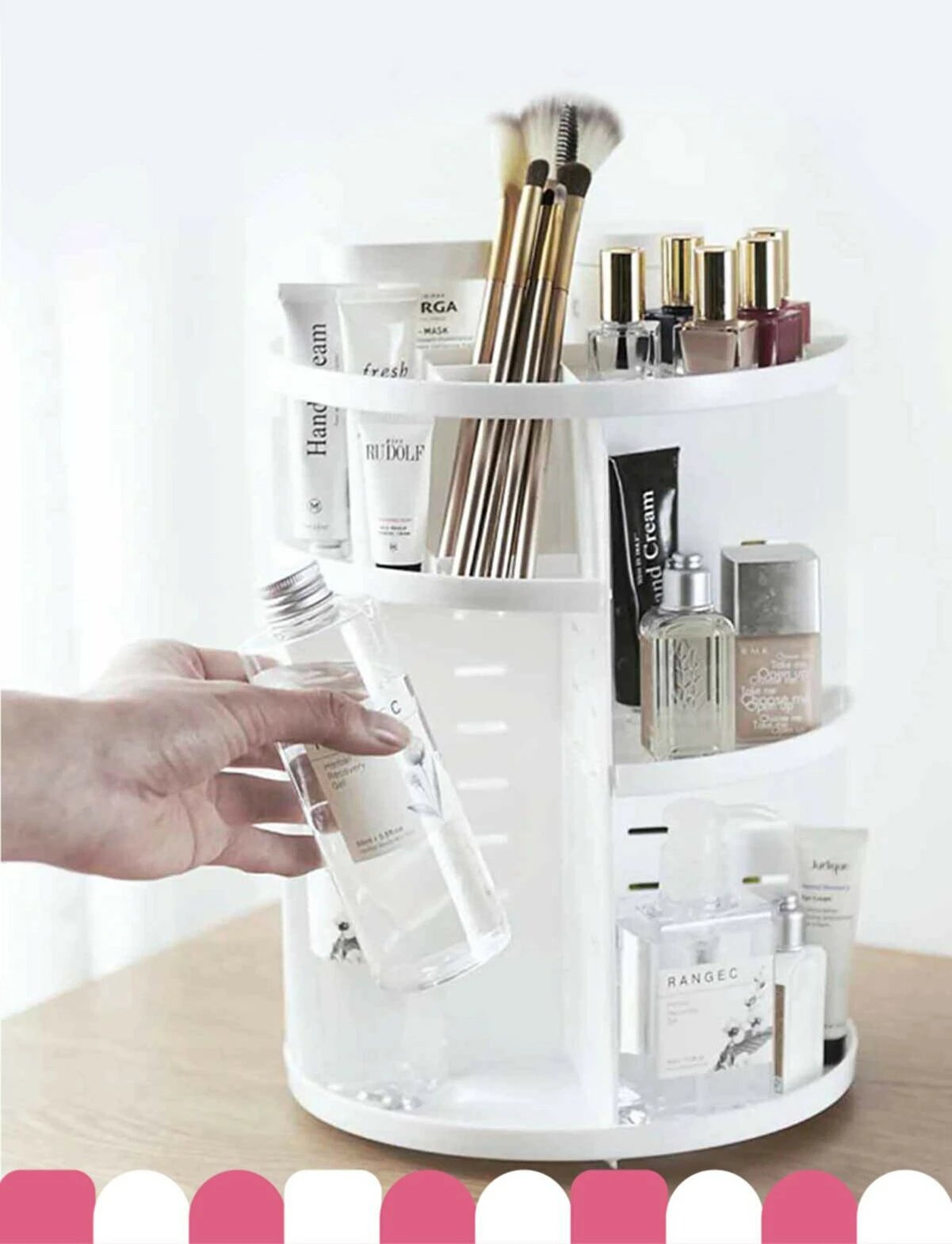 Organizues për make-up, i bardhë, Hermia 980302