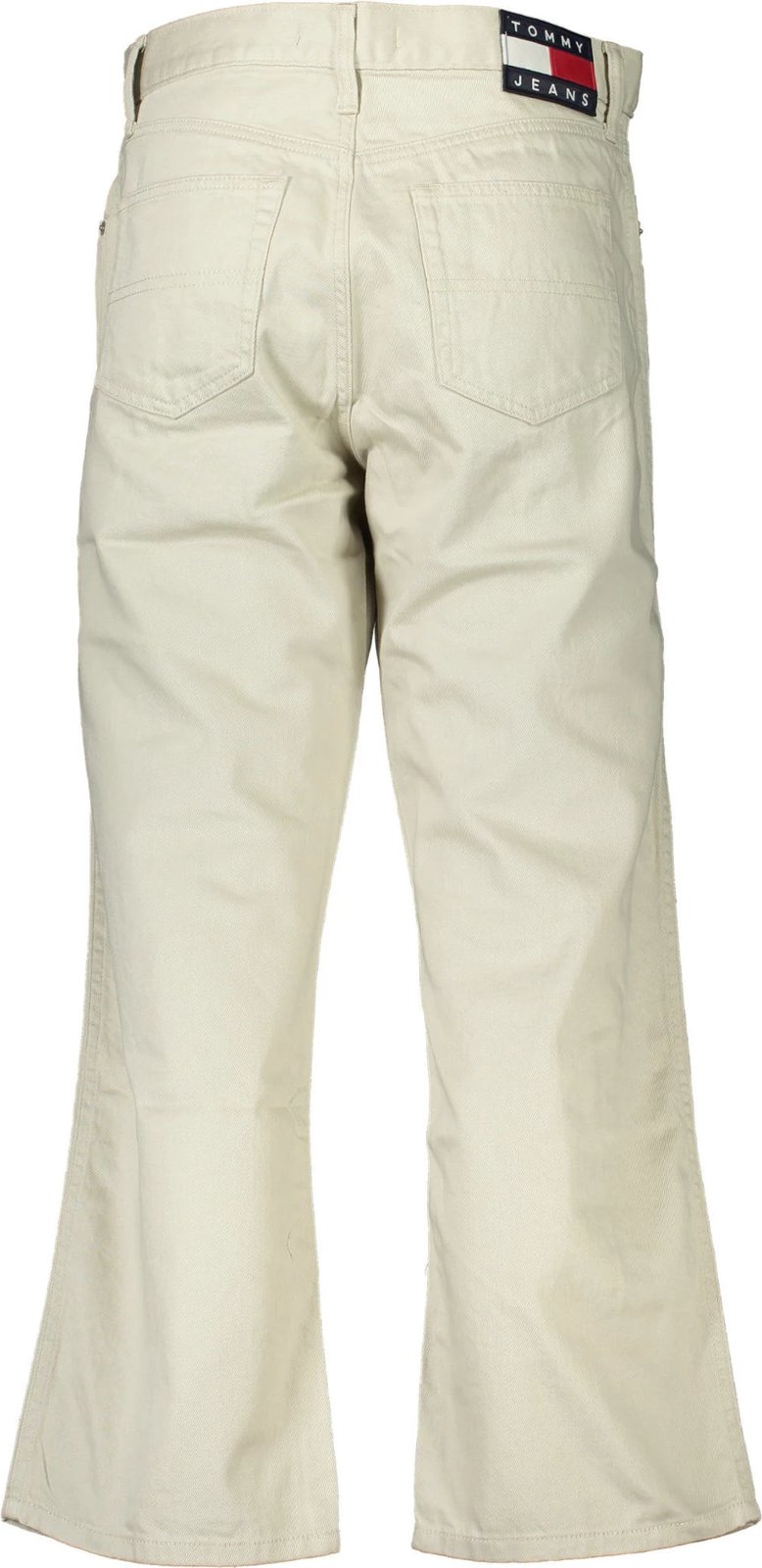 Pantallona xhins Tommy Hilfiger denim për femra, bezhë