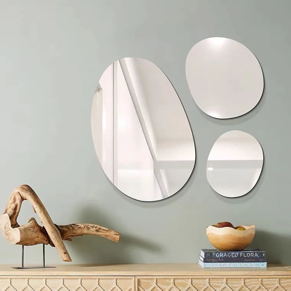 Pasqyrë Soul 2, formë abstrakte, 55x68cm