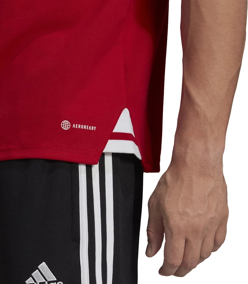 Maicë polo për meshkuj adidas, e kuqe