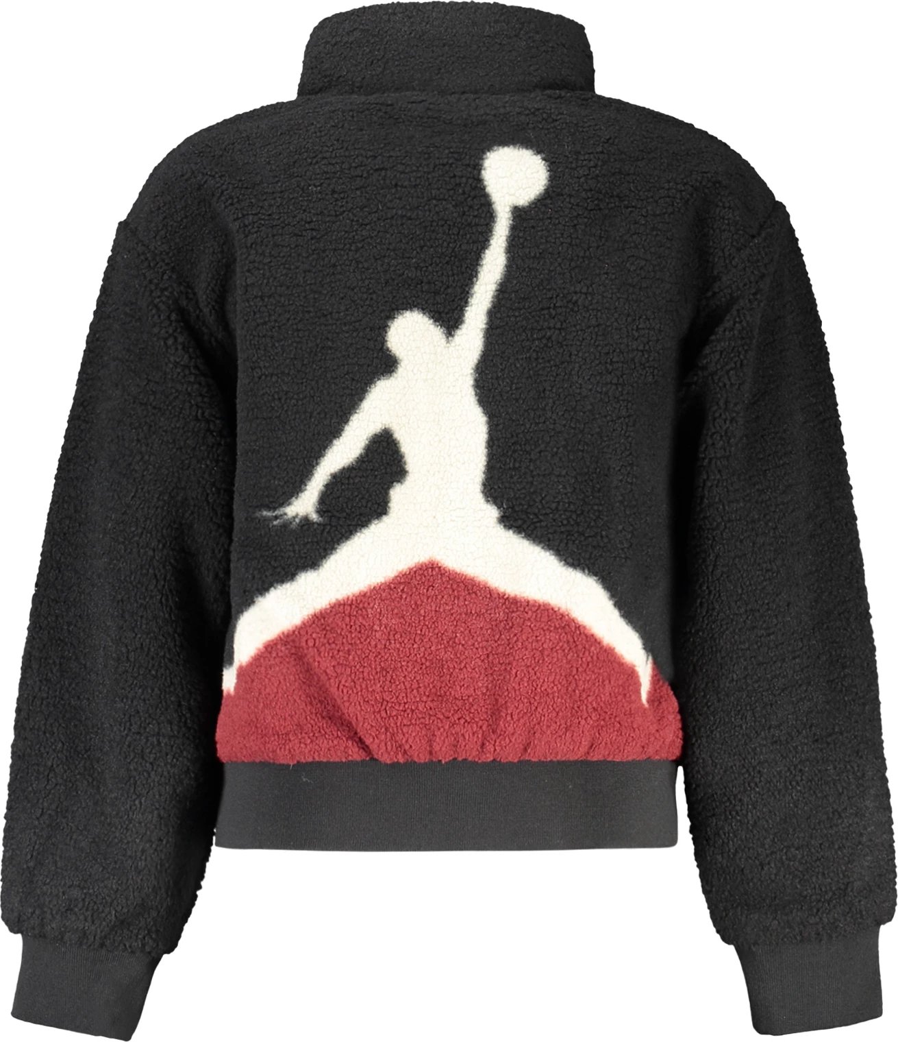 Duks për femra JORDAN zip-up, i zi