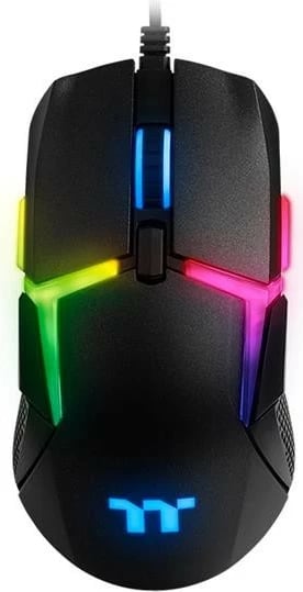 Maus gaming Thermaltake Level 20 RGB, me kabllo, 16000 DPI, i zi