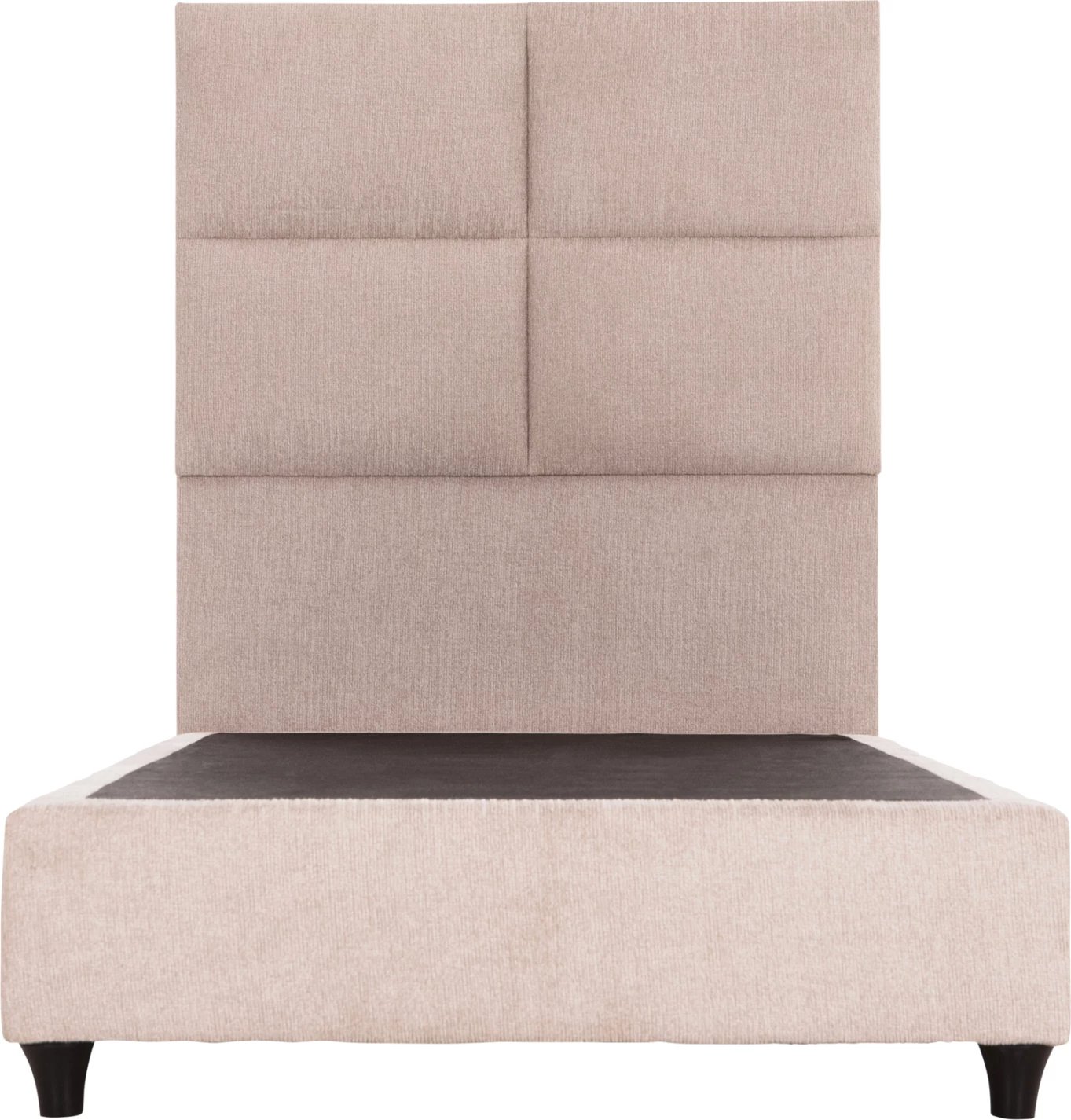 Krevat tek MILO, material TEDDY, bezhë, FH652.32, për dyshek 90x200cm