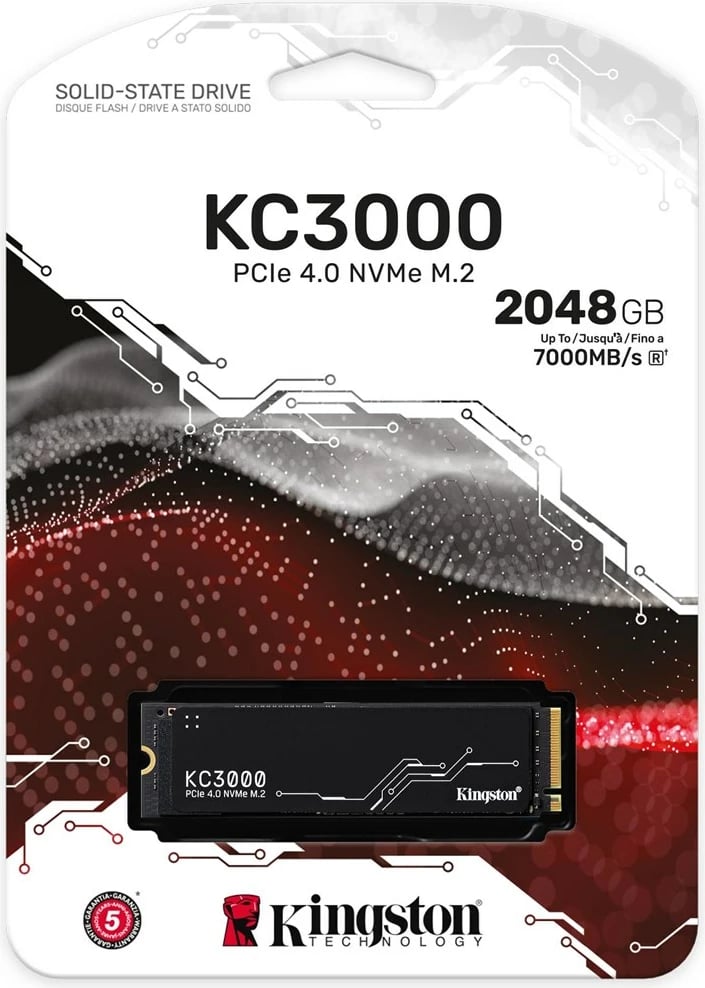 Disk SSD Kingston Technology KC3000 M.2, 3D TLC NVMe, 2.05TB