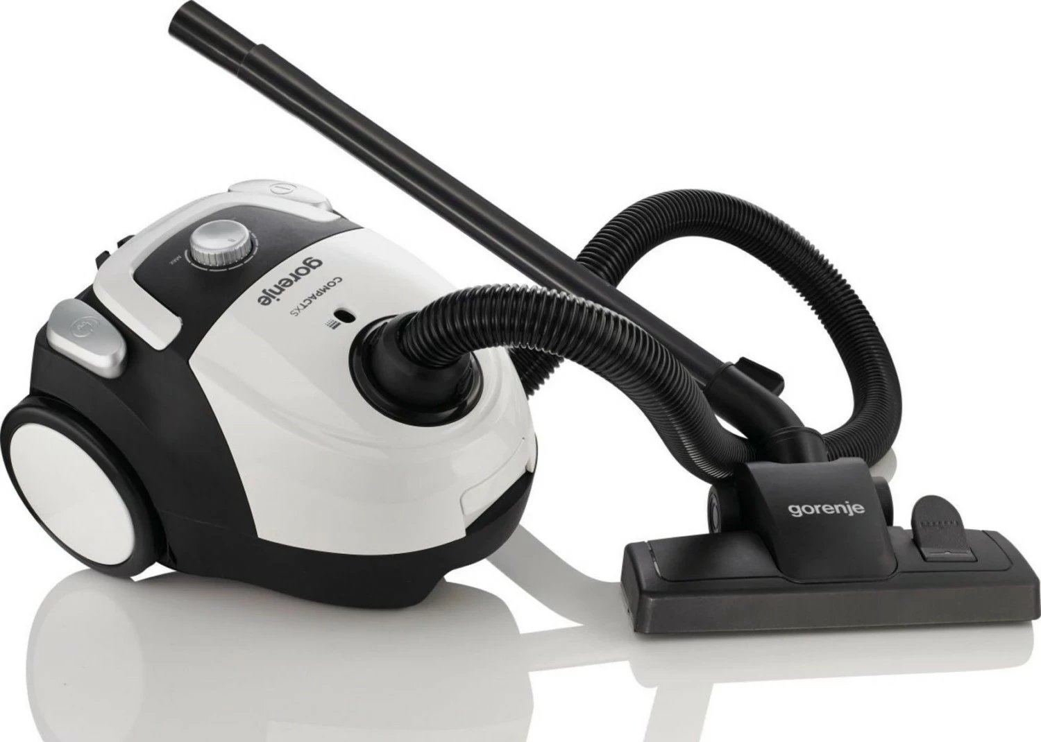 Fshesë me korrent Gorenje VCEA11CXWII, 750W, bardhë e zi